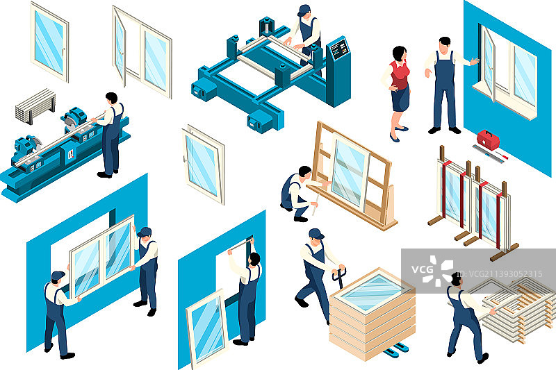 塑料窗户样机图片素材