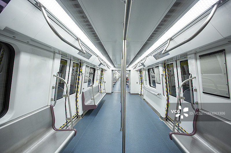 深圳地铁无人车厢图片素材