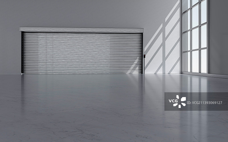 三维渲染车库大厅图片素材
