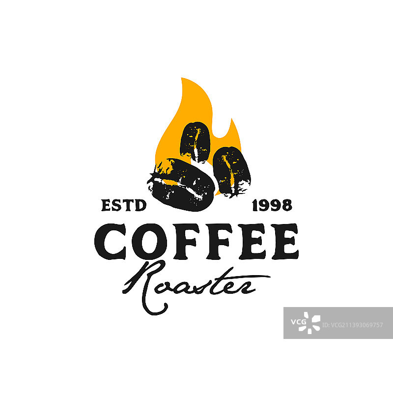 复古乡村咖啡豆烘焙机火焰图片素材