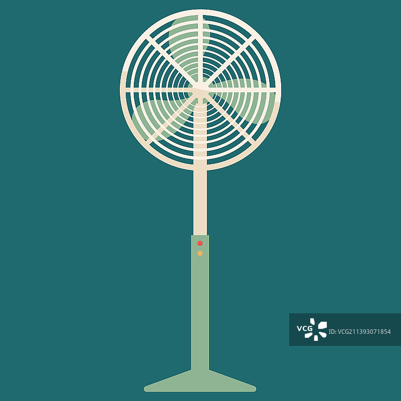 卡通电风扇图标图片素材