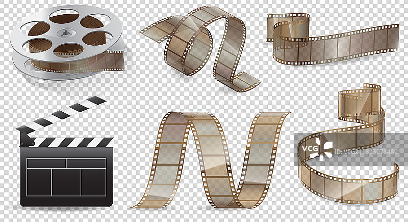 电影拍摄图标合集图片素材