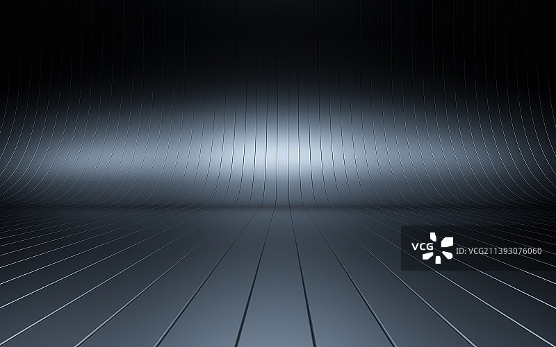 弯曲金属空间图片素材