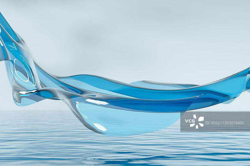 蓝色干净的美容医疗场景图片素材