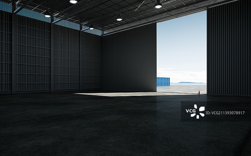 海边仓库图片素材