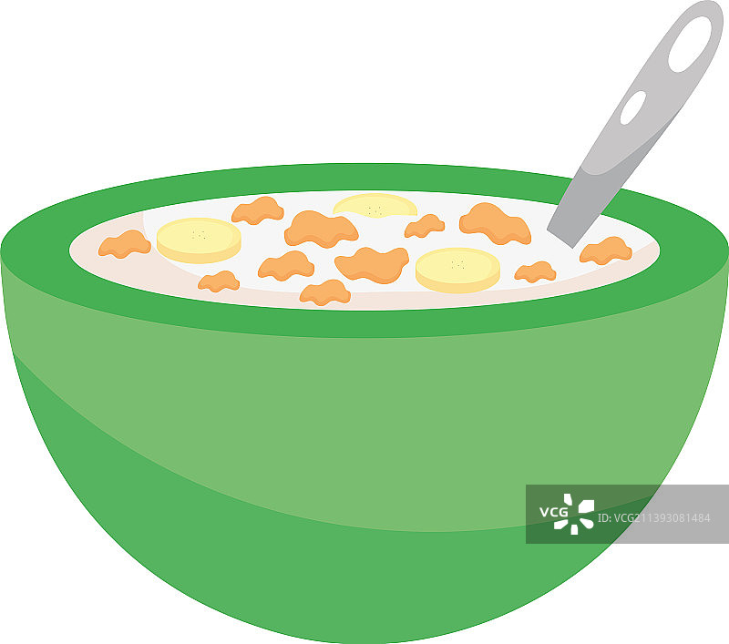 麦片碗图标图片素材