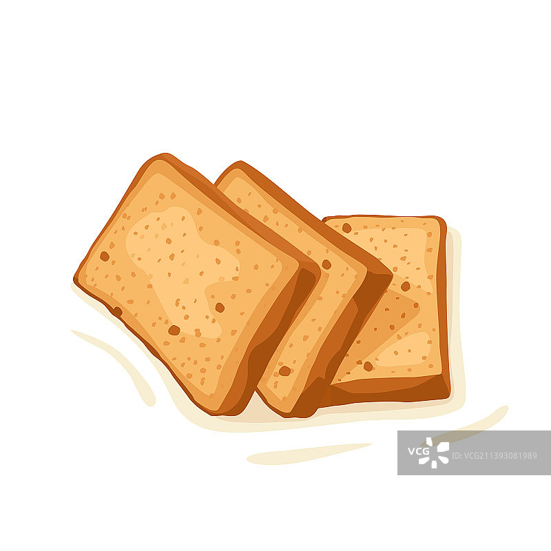 印度酥脆面包片图片素材