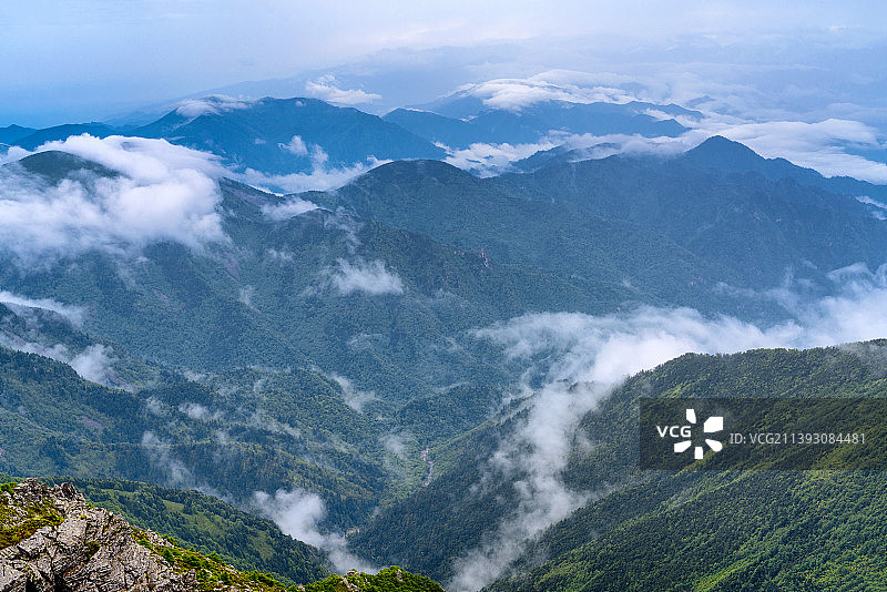 秦岭太白山图片素材