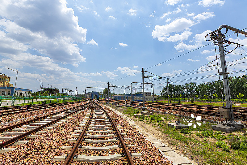 河南省郑州地铁1号线车辆段场图片素材
