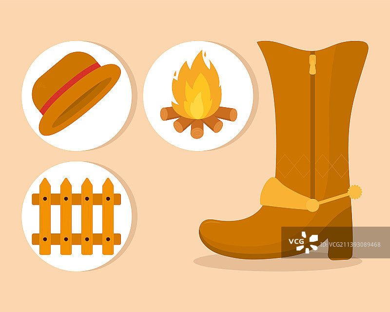 巴西六月节图标合集图片素材