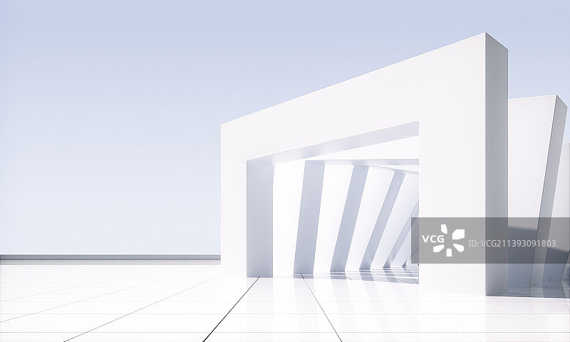 3D渲染的汽车广告场景图图片素材