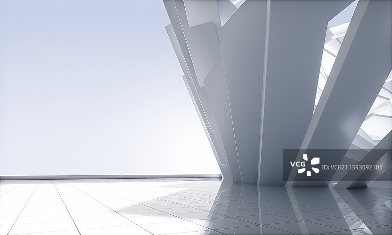 3D渲染的汽车广告场景图图片素材