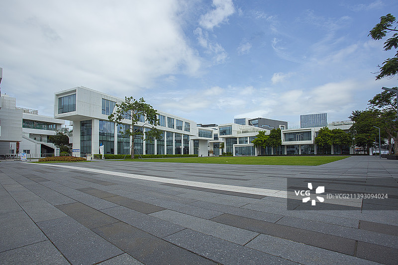 深圳创意园白色建筑群图片素材