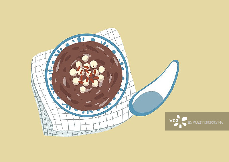 陈皮红豆沙图片素材