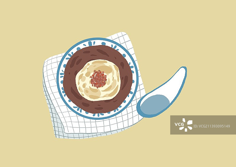 红豆年糕图片素材