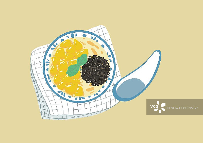 芒果黑糯米图片素材