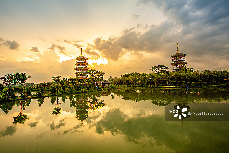 《广西玉林五彩田园》图片素材