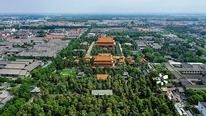 国家AAAAA级旅游景区-曲阜孔庙，中国四大孔庙，中国三大古建筑群，隔壁就是孔子故居图片素材