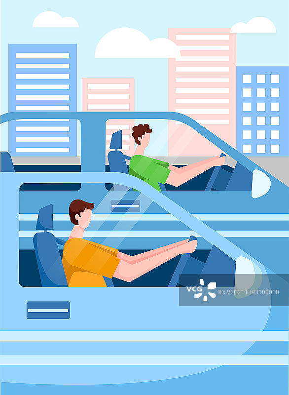 上班路上图片素材