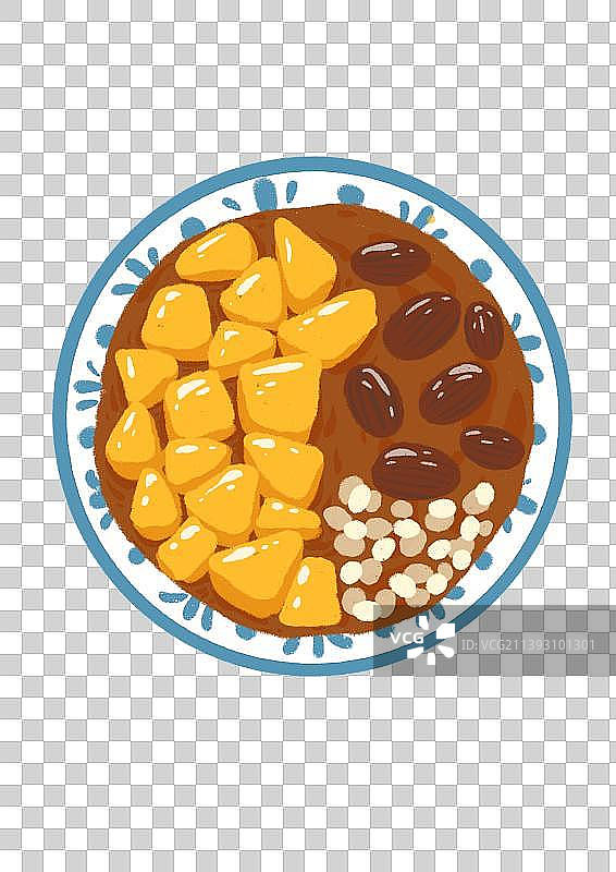 红薯芡实糖水图片素材