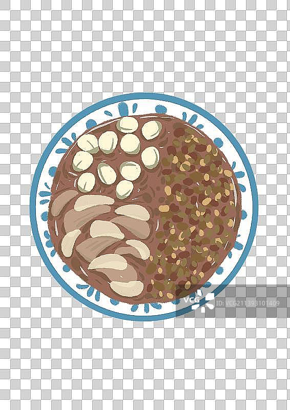 百合莲子红豆汤图片素材