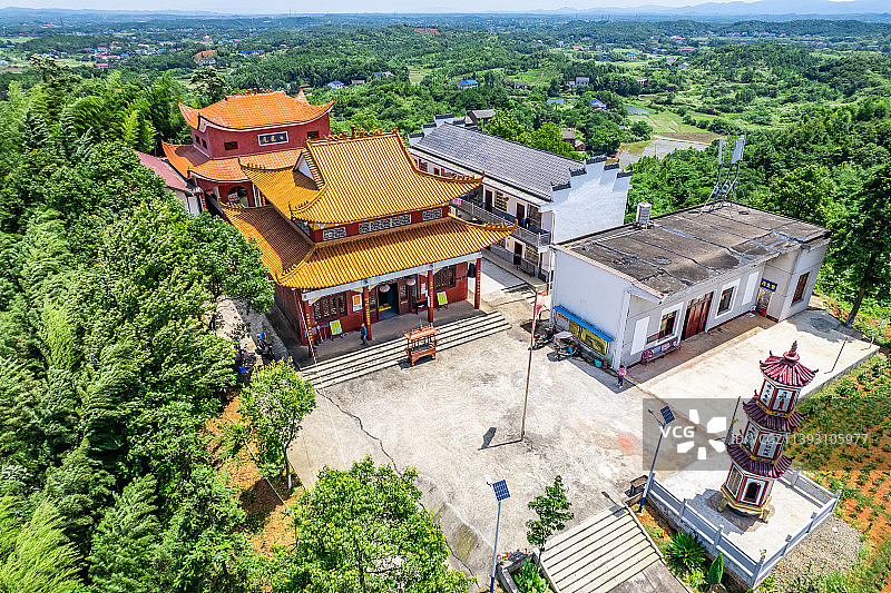 中国湖南株洲市攸县网岭镇白龙庵图片素材