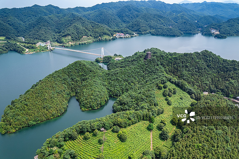 中国湖南株洲市酒仙湖风景区图片素材