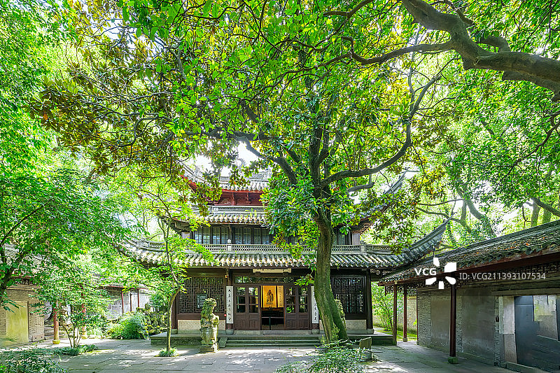 浙江省宁波市天一阁藏书阁藏书楼风景区图片素材