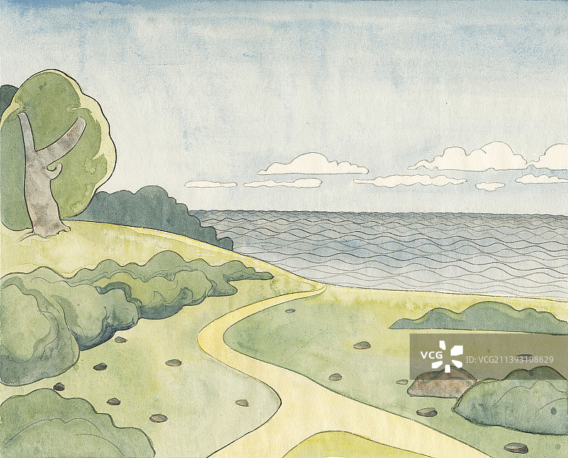 芳草萋萋图片素材