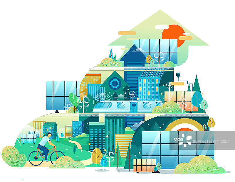 地毯生活绿色出行图片素材