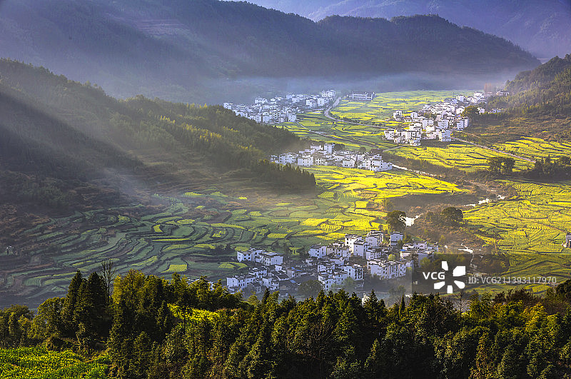 春晓   婺源春色图片素材