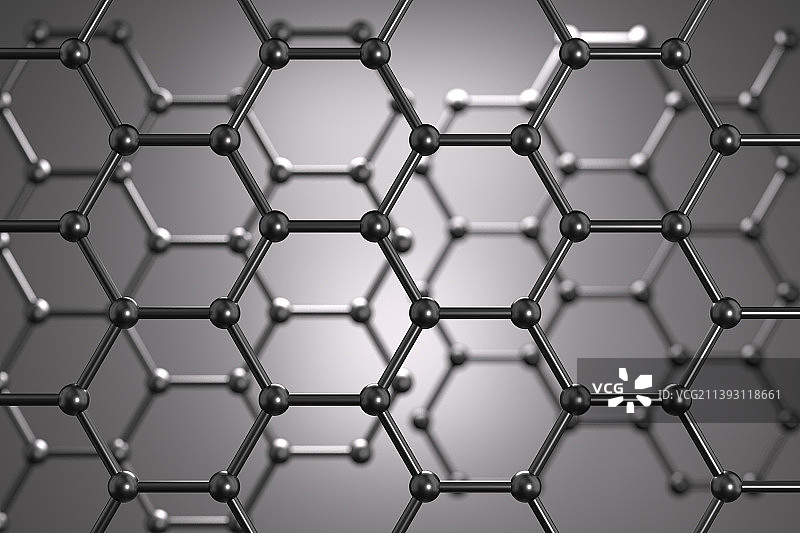 3d渲染的科技分子病毒题材图片素材