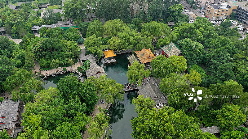 天下第一泉，山东济南5A级景区趵突泉图片素材