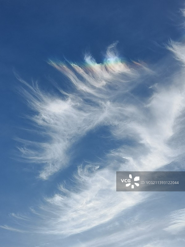 七彩祥云图片素材