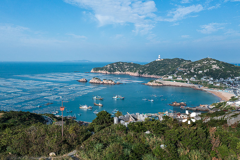 枸杞岛被称为东方的“小希腊”。位于浙江省舟山市嵊泗列岛东部，是列岛中仅次于泗礁的第二大岛图片素材