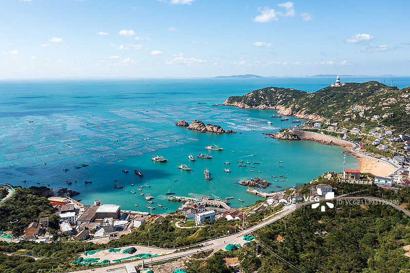 枸杞岛被称为东方的“小希腊”。位于浙江省舟山市嵊泗列岛东部，是列岛中仅次于泗礁的第二大岛图片素材