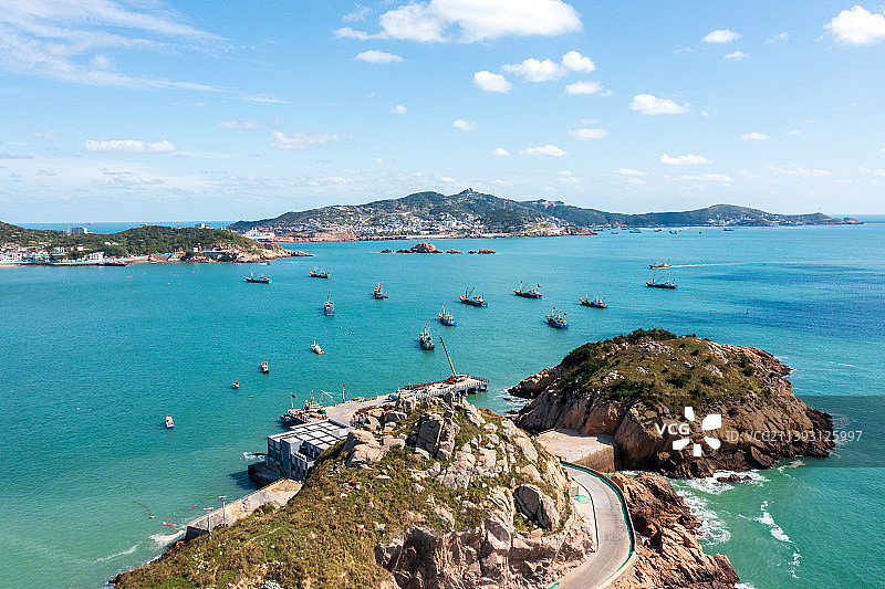 枸杞岛被称为东方的“小希腊”。位于浙江省舟山市嵊泗列岛东部，是列岛中仅次于泗礁的第二大岛图片素材