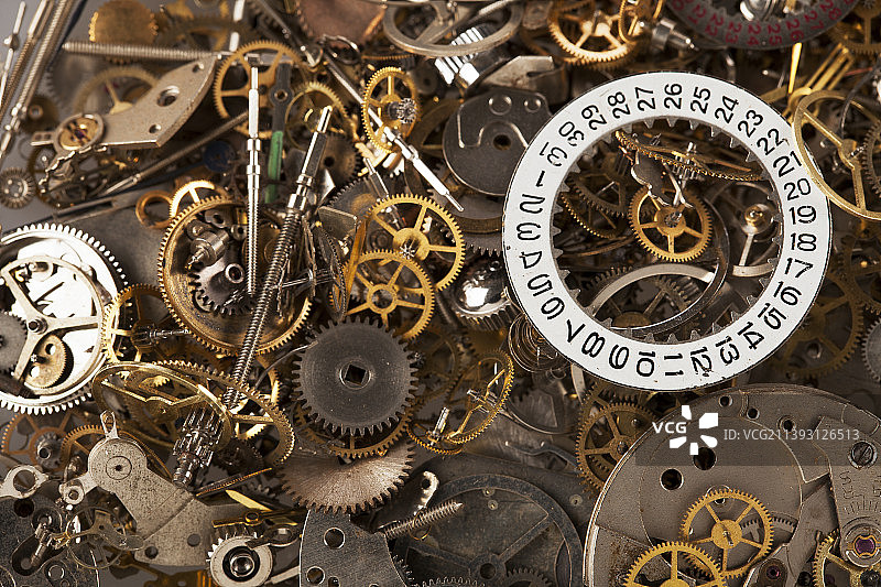 旧机器零件全画幅照片图片素材