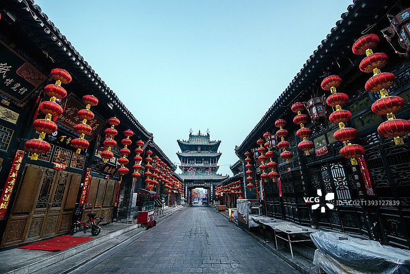 平遥古城图片素材