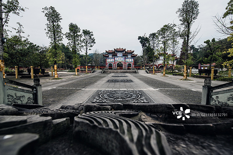 四川遂宁广德寺图片素材