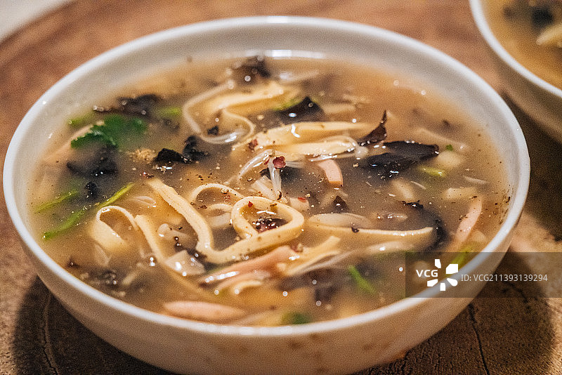 正宗胡辣汤，经典河南风味美食图片素材