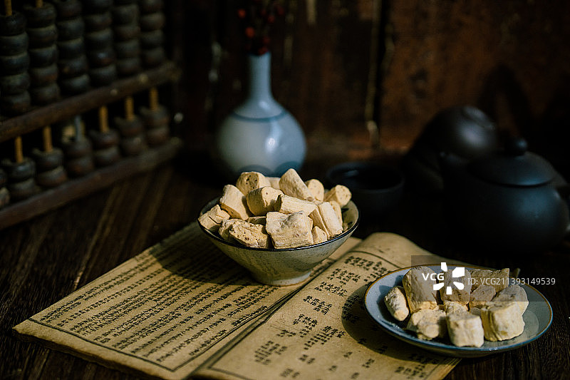 民间传统美食：手工姜糖图片素材