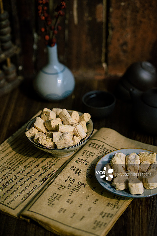 民间传统美食：手工姜糖图片素材