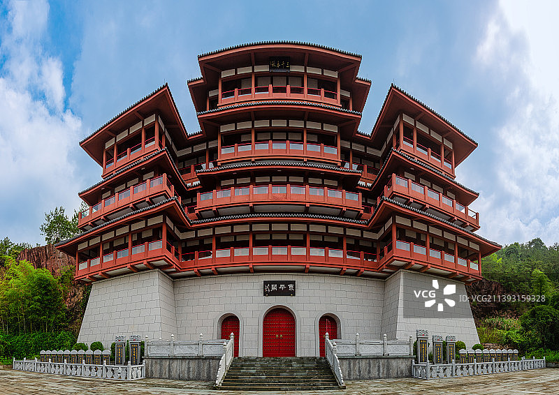 永康市中华吕氏文化中心东平阁图片素材