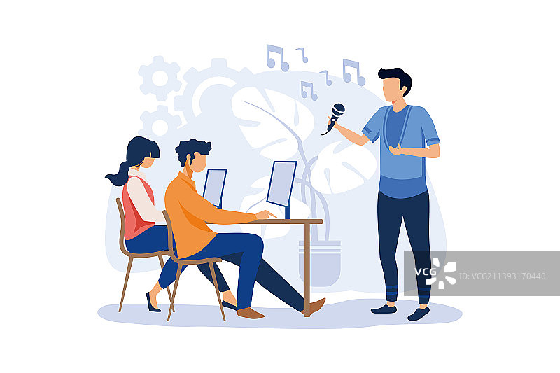 角色试镜抽象概念图片素材