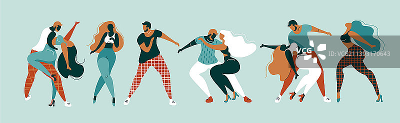 拉丁舞主题海报图片素材