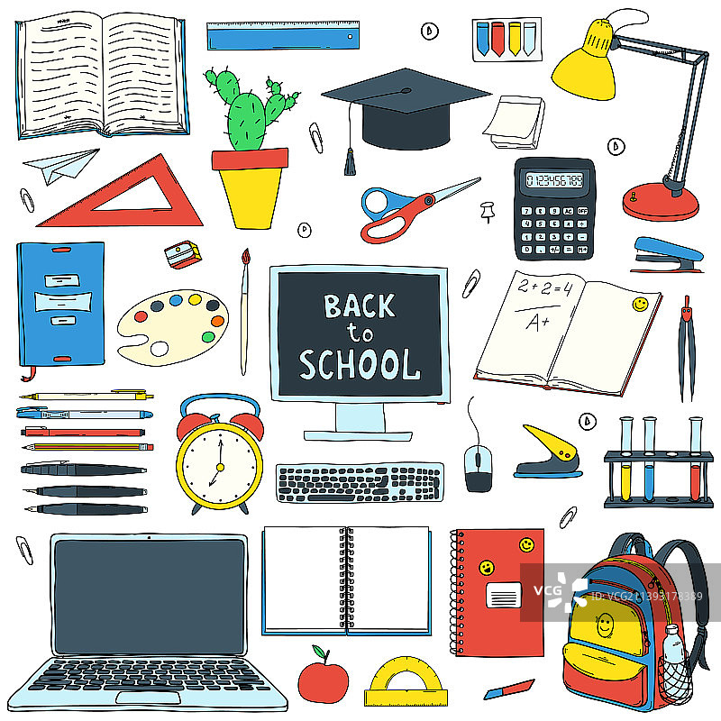 一套主题设计元素图片素材