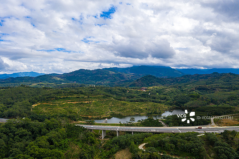 琼中梯田风光图片素材