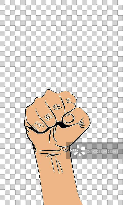 充满力量的拳头图片素材