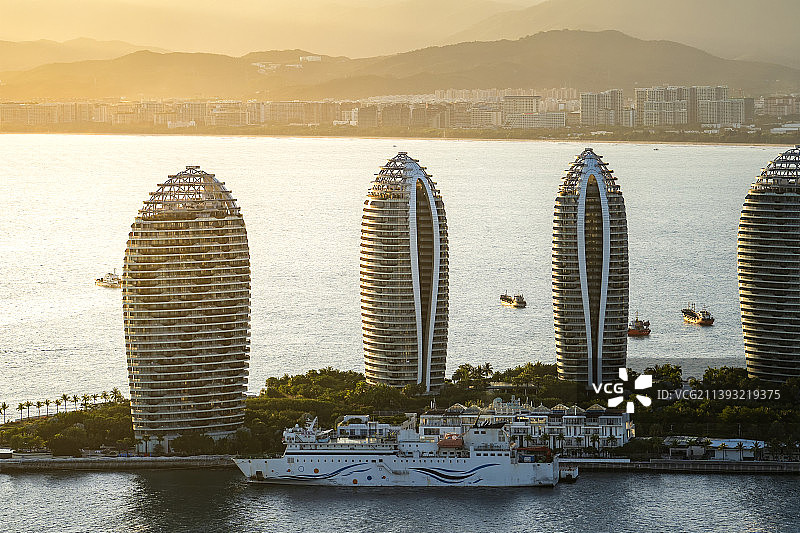 三亚鹿回头风景区/海南旅游/三亚城市风光图片素材